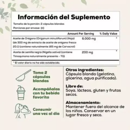 Aceite de Oregano - Detox Natural